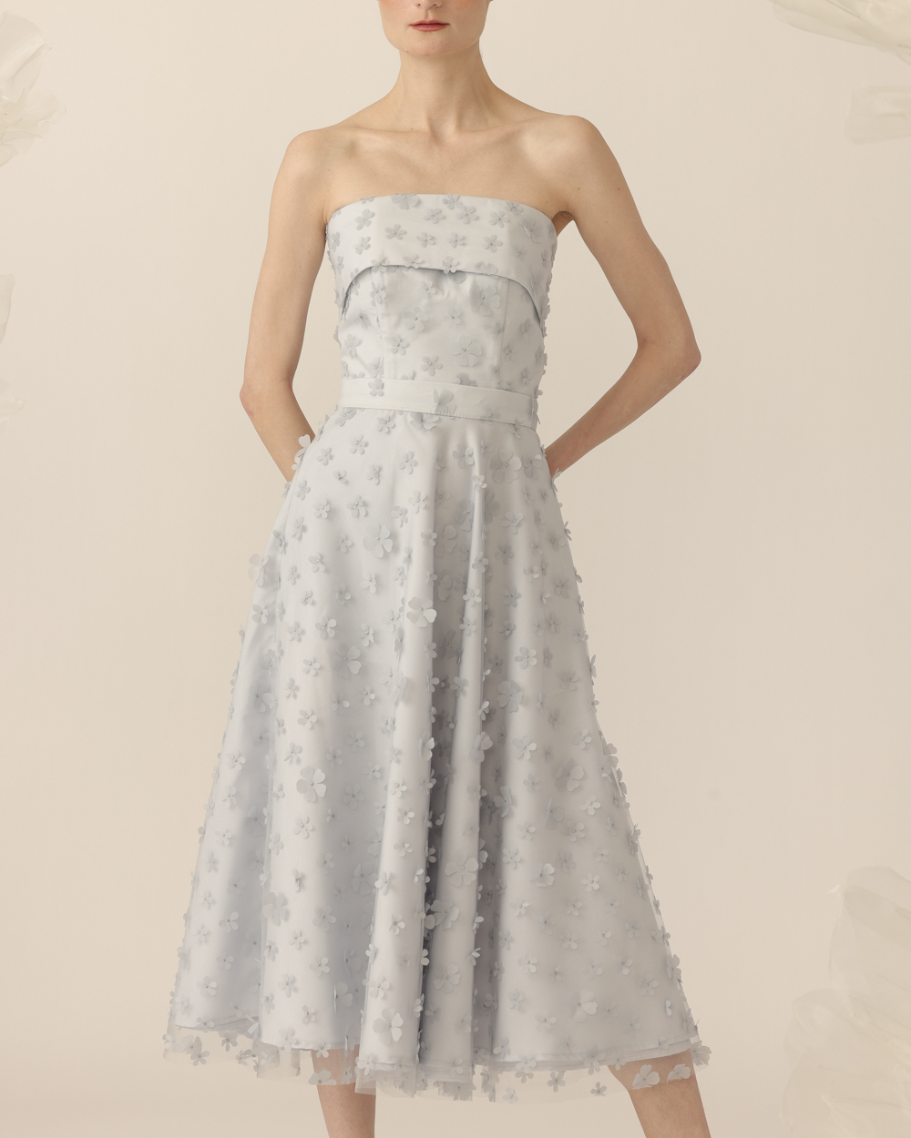 070A1119 Celine Top in Dusty Blue - Image 1