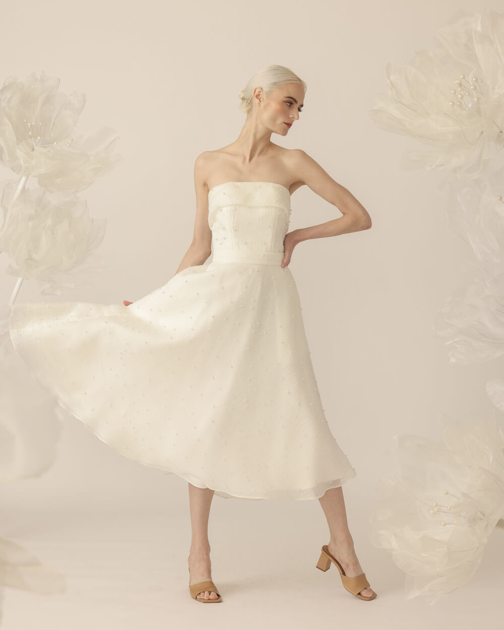 Dion Skirt in Ivory