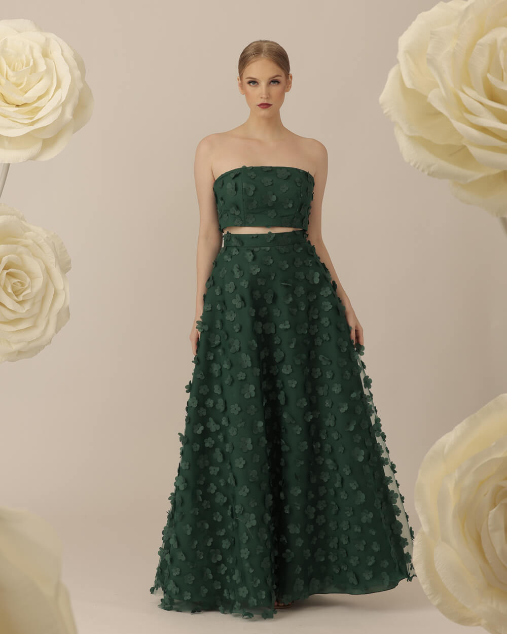 Cezanne Top in Moss Green