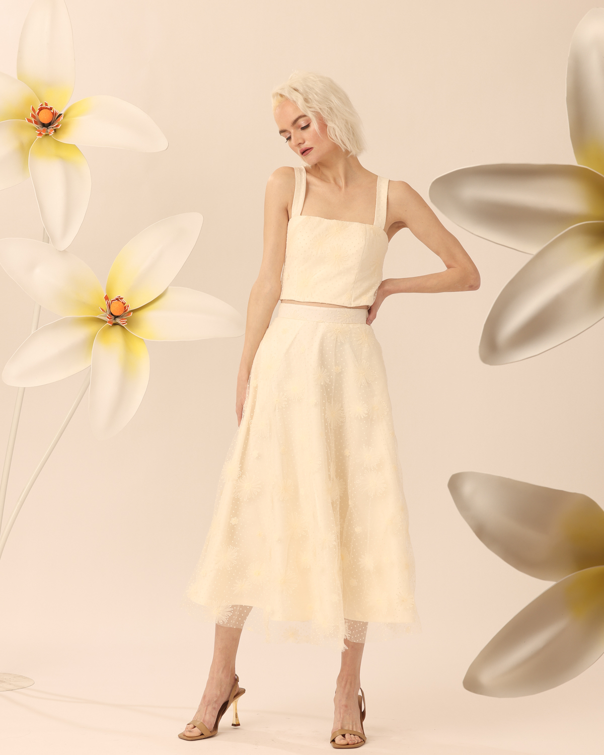 3V8A4247 Chiara Top in Cream - Image 1