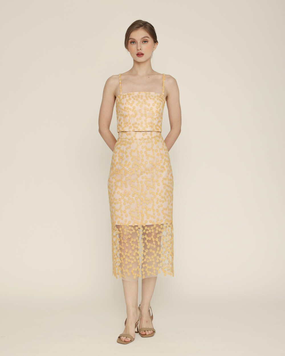 Paisley Skirt in Marigold