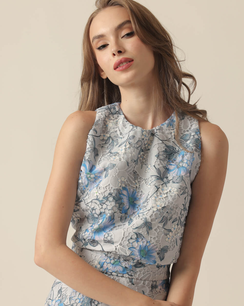 Eliana Top in Blue